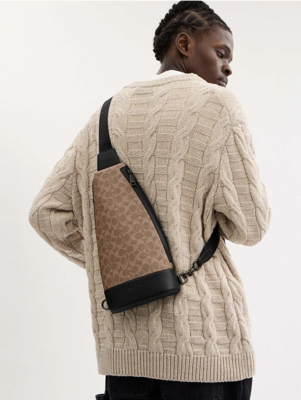 Coach Dominic Sling Pack In Signature Canvas - Picture 6 of 9